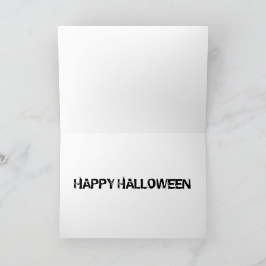 Happy Halloween Card Kaart (Binnen)