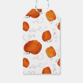 Happy Halloween Cartoon Mouse Pumpkin Gift Label Cadeaulabel (Achterkant)