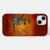 Happy Halloween! Cat Bat Dog en Spider Case-Mate iPhone Case (Achterkant (horizontaal))
