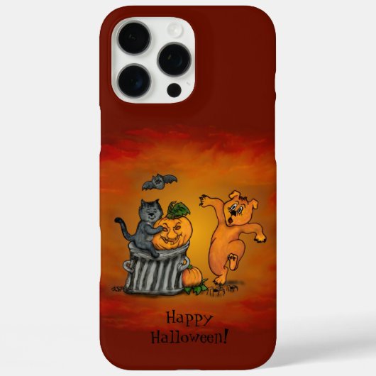 Happy Halloween! Cat Bat Dog en Spider Case-Mate iPhone Case (Achterkant)