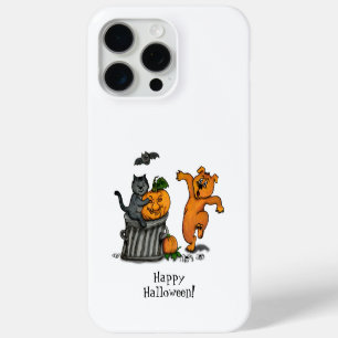 Happy Halloween! Cat Bat Dog en Spider iPhone 15 Pro Max Hoesje