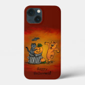 Happy Halloween! Cat Bat Dog en Spider Case-Mate iPhone Case (Achterkant)