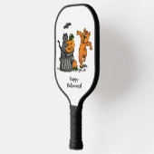 Happy Halloween! Cat Bat Dog en Spider Pickleball Paddle (Links)