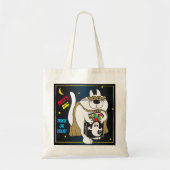 Happy Halloween Cat Budget Canvas tas (Voorkant)