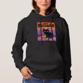 Happy Halloween Cat Hoodie (Voorkant)