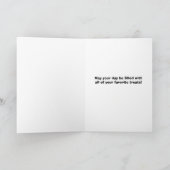 Happy Halloween Cat in Devil Costume with Spider Feestdagen Kaart (Binnen)