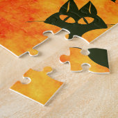 happy halloween cat legpuzzel (Zijkant)
