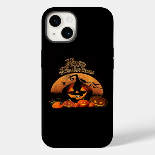 Happy Halloween Cat Pumpkin Case-Mate iPhone Case (Achterkant)