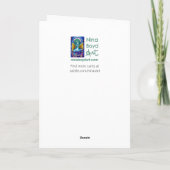 Happy Halloween Cat & Pumpkin wenskaart Bedankkaart (Achterkant)