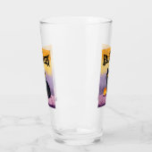 Happy Halloween Cat Shirt Glas (Links)