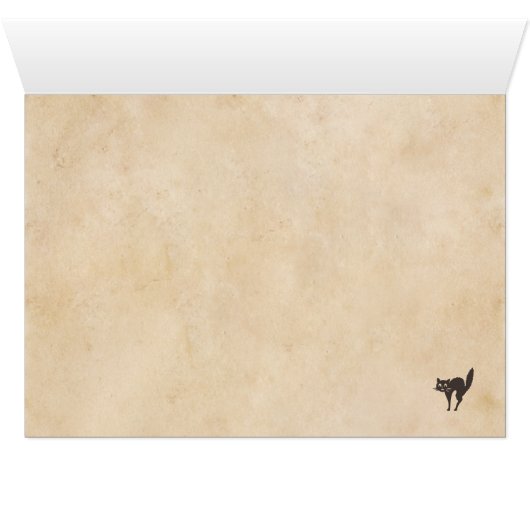 Happy Halloween Cats (Binenzijde Horizontaal (Onderkant))