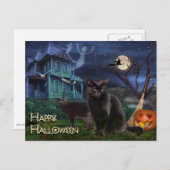 Happy Halloween Cats Briefkaart (Voorkant / Achterkant)