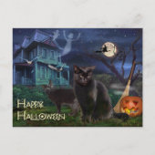 Happy Halloween Cats Briefkaart (Voorkant)