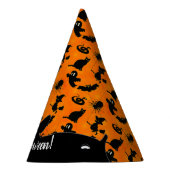 Happy Halloween Characters Silhouette Party Feesthoedjes (Rechts)