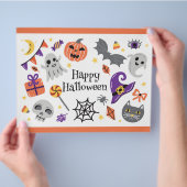 Happy Halloween Chip Bag Wrapper/Candy Bags Flyer (Hand)