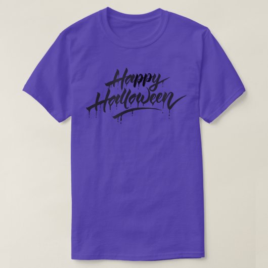 Happy Halloween Christmas Simple Design  T-shirt (Design voorkant)