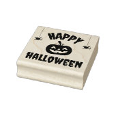 Happy Halloween Citrouille Rubberstempel (Stempel)