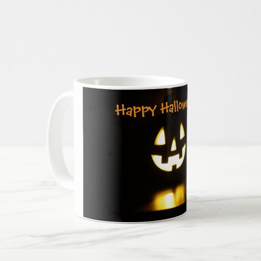 Happy Halloween Coffee Mok (Voorkant links)