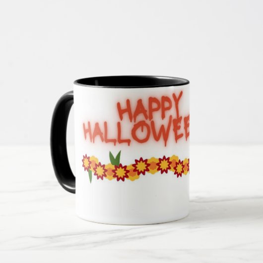 Happy Halloween Coffee Mok (Voorkant links)