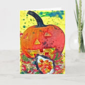 Happy Halloween Collage Kaart (Voorkant)