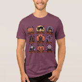Happy Halloween Collectie – Spooky Pumpkin, Tri-Blend Shirt (Voorkant)