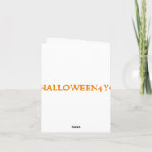 Happy Halloween Comedy Mask Kaart (Achterkant)