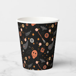 Happy Halloween Costume Birthday Party Papieren Bekers