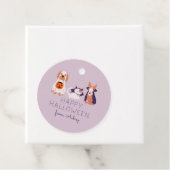 Happy Halloween Costume Cat Dog Bedankjes Labels (In situ)