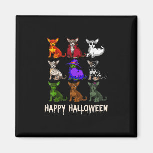 Happy Halloween Costume Chihuahua Hondenliefhebber Magneet