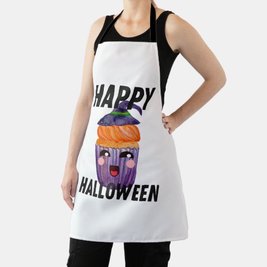 Happy Halloween Costume Halloween Cupcake Schort (Insitu)