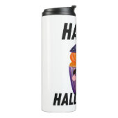 Happy Halloween Costume Halloween Cupcake Thermosbeker (Gedraaid links)