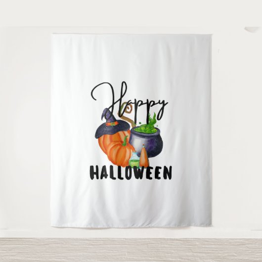 Happy Halloween Costume Halloween Decor Wandkleed (Voorkant)
