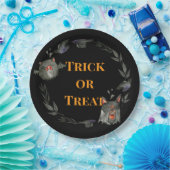 Happy Halloween Costume Party Bat Papieren Bordje (Feest)