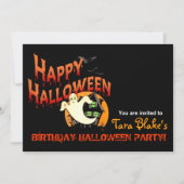 Happy Halloween Costume Party Kaart (Voorkant)