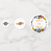 Happy Halloween Costume Party Pumpkin Confetti (Voorkanten)