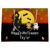 Happy Halloween Costume Party Witch Ghost Sinaasap Groot Cadeauzakje (Voorkant)