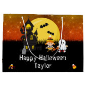 Happy Halloween Costume Party Witch Ghost Sinaasap Groot Cadeauzakje (Achterkant)