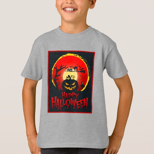Happy Halloween Costume T-Shirt (Voorkant)