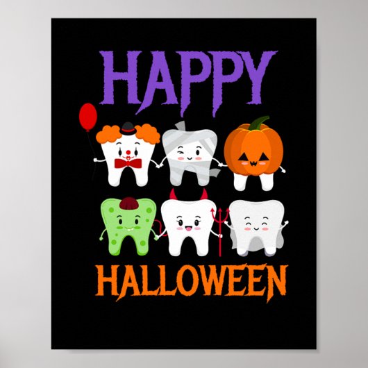 Happy Halloween Costume Tooth Fairy Poster (Voorkant)