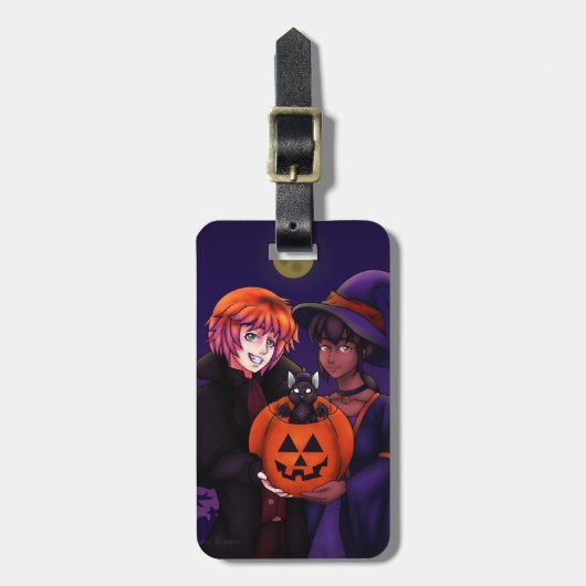 Happy Halloween Costumes Bagagelabel (Voorkant verticaal)