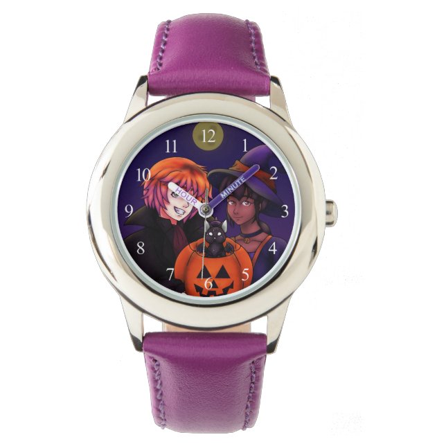 Happy Halloween Costumes Horloge (Voorkant)