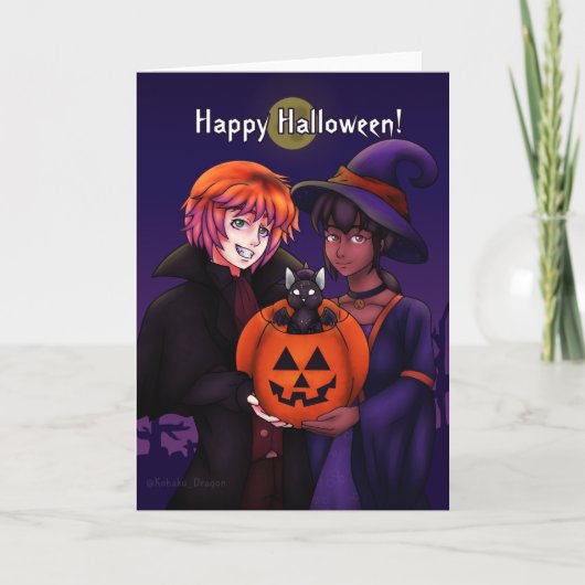 Happy Halloween Costumes Kaart (Voorkant)