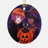 Happy Halloween Costumes Keramisch Ornament (Links)