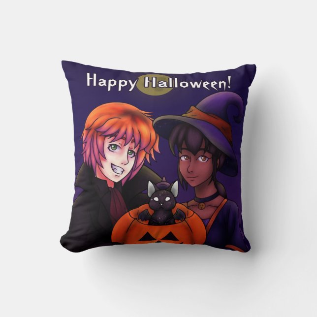 Happy Halloween Costumes Kussen (Voorkant)