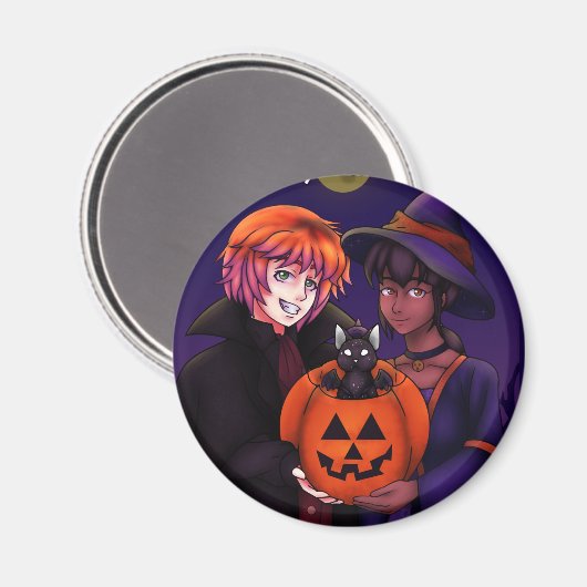 Happy Halloween Costumes Magneet (Voorkant / Achterkant)