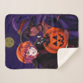 Happy Halloween Costumes Sherpa Deken (Voorkant (horizontaal))