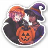 Happy Halloween Costumes Sticker (Voorkant)