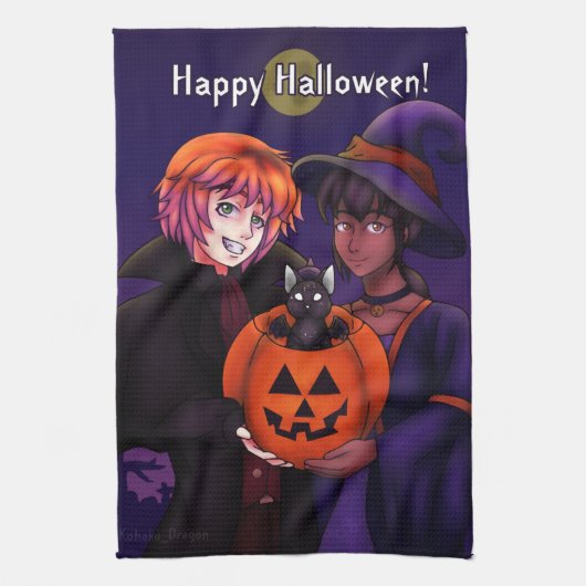 Happy Halloween Costumes Theedoek (Verticaal)