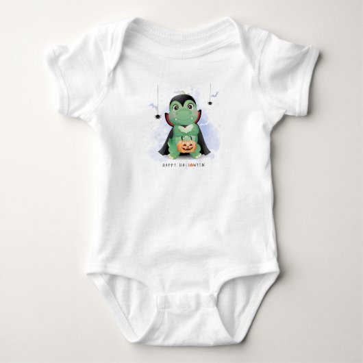 Happy Halloween Count Gator Romper (Voorkant)