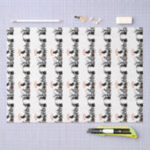 Happy Halloween Creative Typography Concept Design Tissuepapier (Craft)